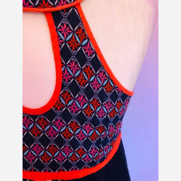 Urban Outfitters Ecote navy floral print dress - Picture 4 of 6